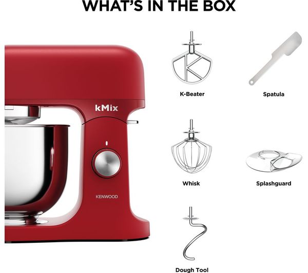 Kenwood kMix Stand Mixer - Bold Red | KMX751ARD