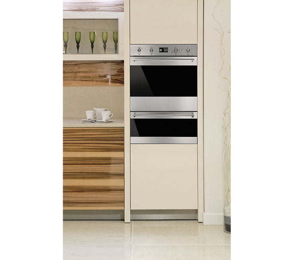 Smeg Classic Pyrolytic Double Oven - Stainless Steel | DOSP6390X