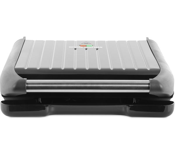George Foreman Entertaining Large Steel Health Grill - Black | 25052
