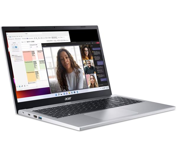 ACER Aspire 3 15.6" Laptop - AMD Ryzen 3, 128 GB SSD - Silver | NX.KDEEK.00R