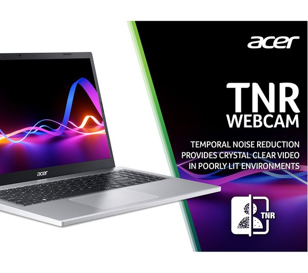 ACER Aspire 3 15.6" Laptop - AMD Ryzen 3, 128 GB SSD - Silver | NX.KDEEK.00R