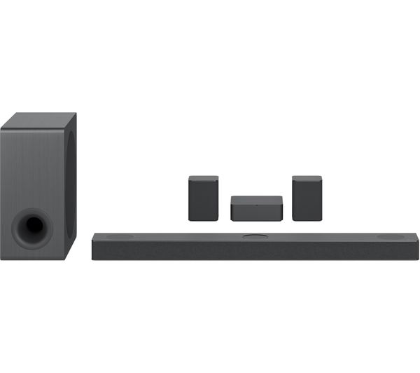 LG 5.1.3ch Wireless Sound Bar with Subwoofer and Rear Speakers - Dolby Atmos || S80QR.DGBRLLK