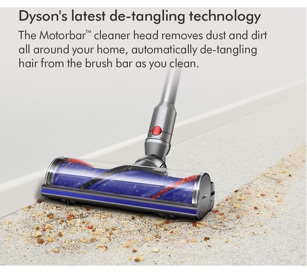 Dyson V12 Detect Slim Absolute Cordless Vacuum Cleaner - Nickel & Yellow | 470521-01