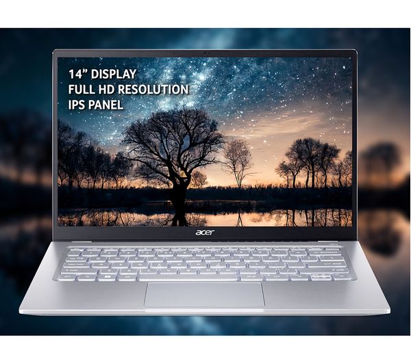 Acer Swift 3 14" Laptop - AMD Ryzen 7, 16GB RAM, 1TB SSD - Silver | NX.AB1EK.00B