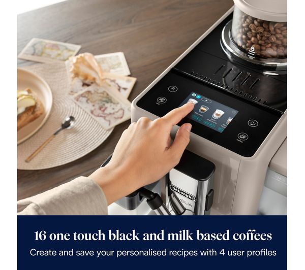 DELONGHI Rivelia Automatic Coffee Maker - Beige | EXAM440.55.BG