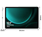 SAMSUNG Tablets Samsung Galaxy Tab S9 FE - 10.9" Light Green | SM-X510NLGAEUB IRWINS MEGASTORE