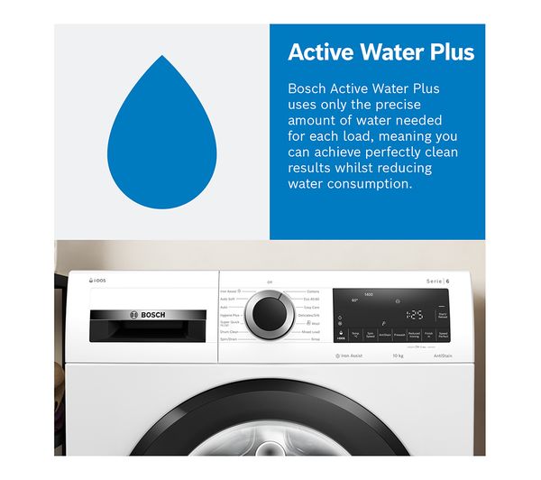 BOSCH SERIES 6 Washing Machine - Front Loader | WGG254Z0GB