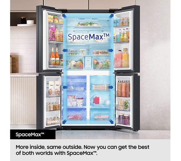 Samsung Bespoke AI 3 Door French Door Refrigerator | RF24BB620ES9EU