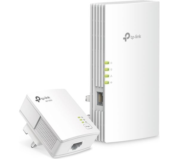 TP-Link TL-WPA7817 KIT AV1000 Powerline Adapter with AX1500 Wi-Fi 6 Extender - Twin Pack | TL-WPA7817 KIT