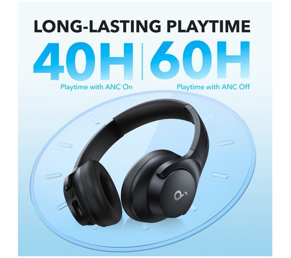 Soundcore Q21i Wireless Headphones with Noise Cancelling - Black | A3004311