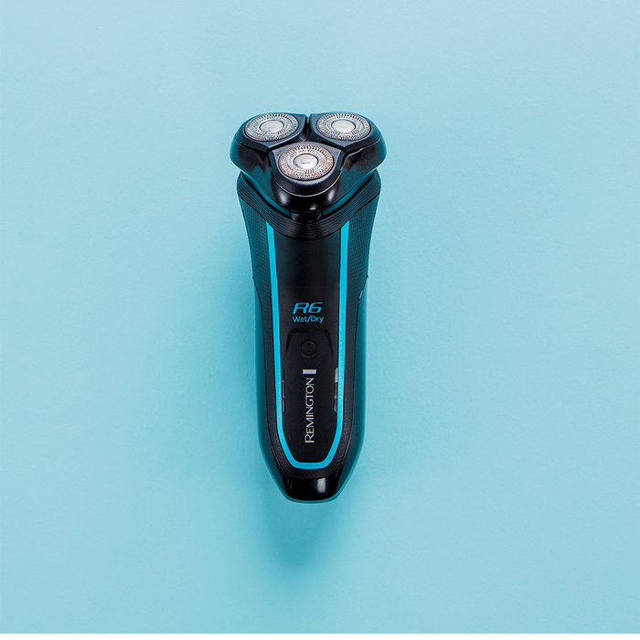 Remington R6 Style Series Rotary Shaver - Wet & Dry Shaver - Electric Shaver for men - Aqua || R6000