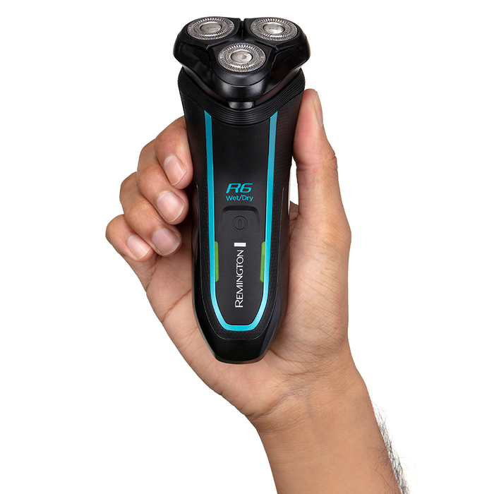 Remington R6 Style Series Rotary Shaver - Wet & Dry Shaver - Electric Shaver for men - Aqua || R6000