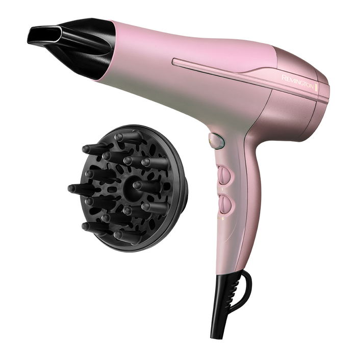 Remington Coconut Smooth Hairdryer - Hair Dryer - Pink  | D5901