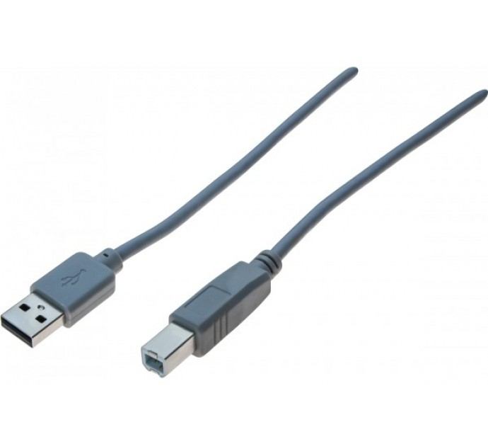 Hypertec USB cable 1 m USB 2.0 USB A USB B - Grey | 532511