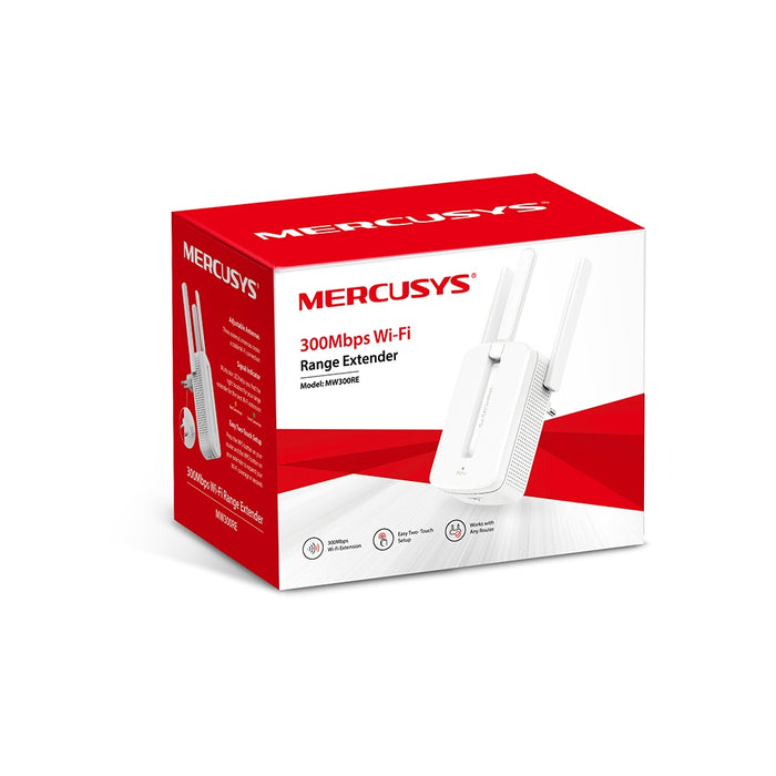 MERCUSYS 300Mbps Wi-Fi Range Extender | MW300RE