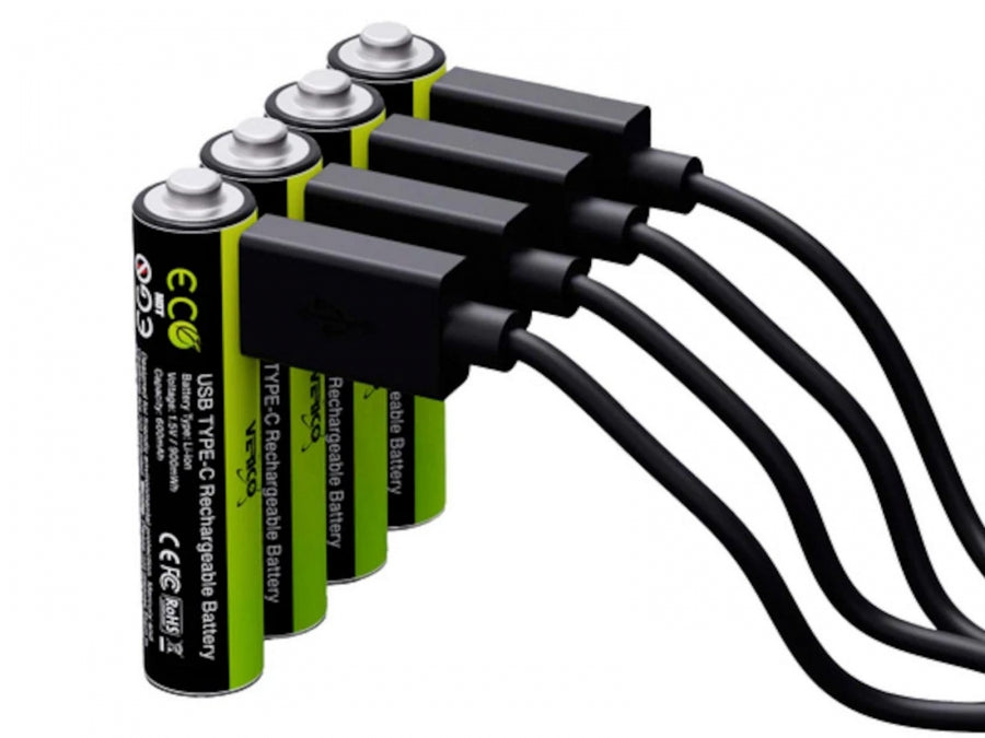 Loop Energy 4-Pack AA (Lithium Batteries) Cable included | 1UDBT-A1WEAC-NN