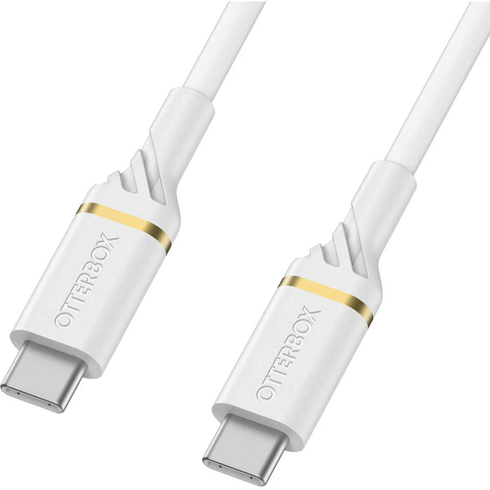 OtterBox Fast Charge USB-C to USB-C 2MT Cable - White | 78-52673