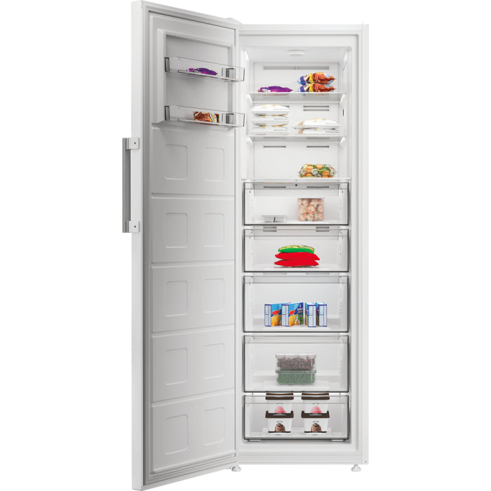 Indesit 187 x 60cm, Frost Free Freestanding Freezer 286Lt - White | MFINF1312W4UK