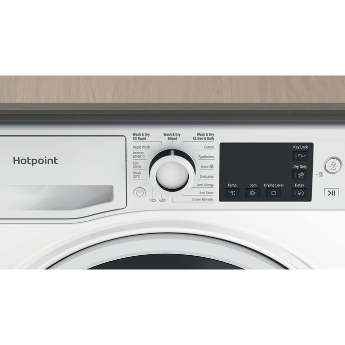 Hotpoint Anti-stain Freestanding Washer Dryer 8kg/6kg 1400rp - White | NDB 8635 W UK