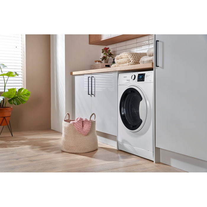 Hotpoint Anti-stain Freestanding Washer Dryer 8kg/6kg 1400rp - White | NDB 8635 W UK