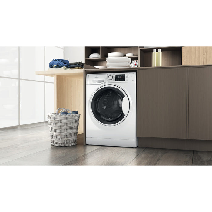 Hotpoint Anti-stain Freestanding Washer Dryer 8kg/6kg 1400rp - White | NDB 8635 W UK