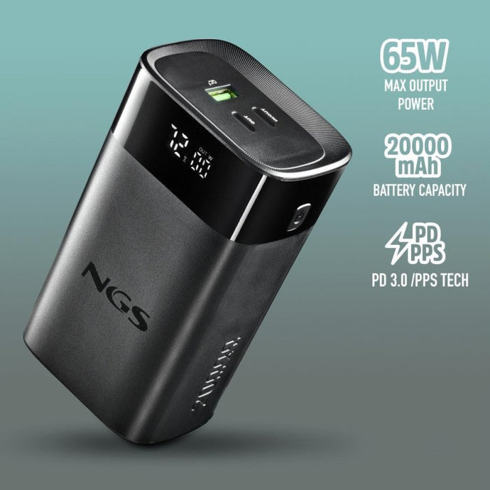 NGS Twix20 20000mAh Power Bank with Dual USB-C & USB-A | 626421
