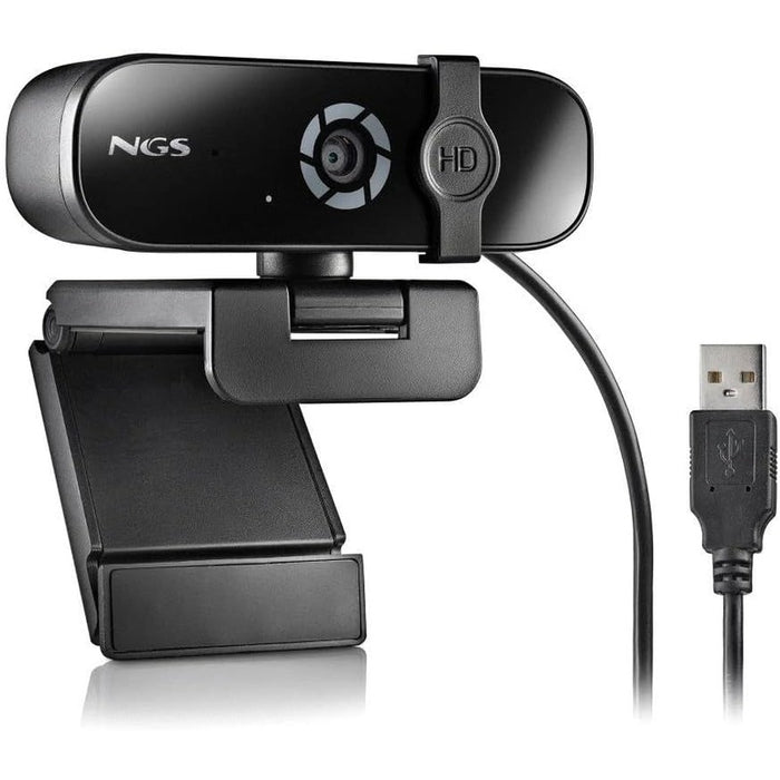 NGS XpressCam 2000 2K QHD Webcam with Microphone and Privacy Filter - Black | 626728