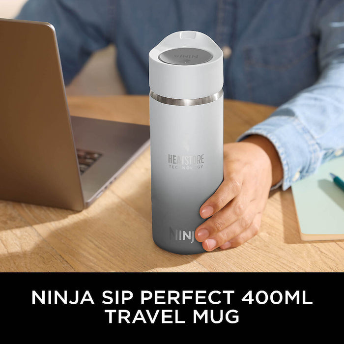 Ninja 400ml Sip Perfect Travel Mug - White | DW1603EUUKWH