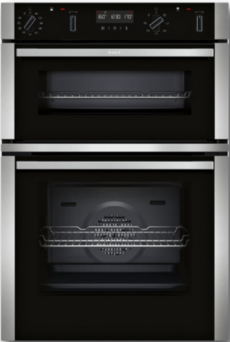 Neff N 50, Built-In Double Oven - Stainless Steel | BSH U2ACM7HG0B
