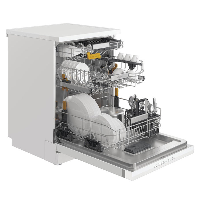 Whirlpool 15 Place Setting Freestanding Dishwasher - White | W8FHP51WUK