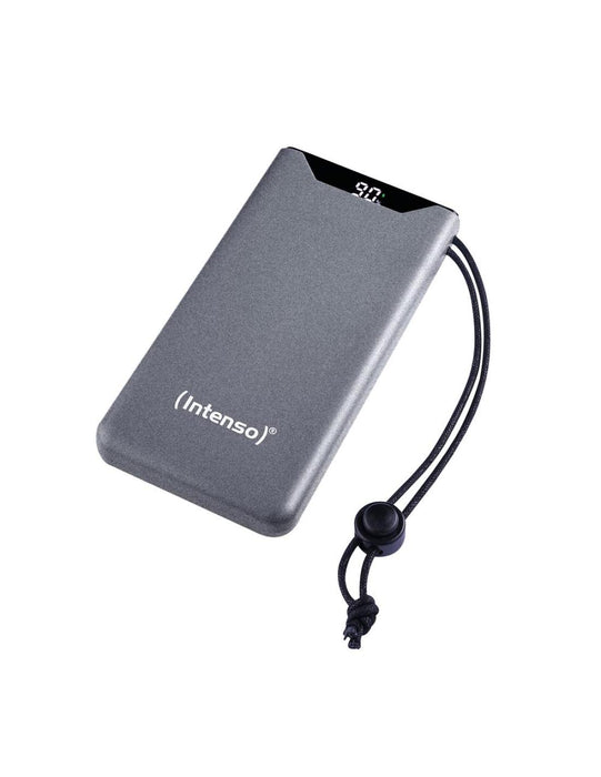 Intenso F10000 Power Bank 10000mAh 20W USB-C Power Delivery with Display - Grey | 7332034