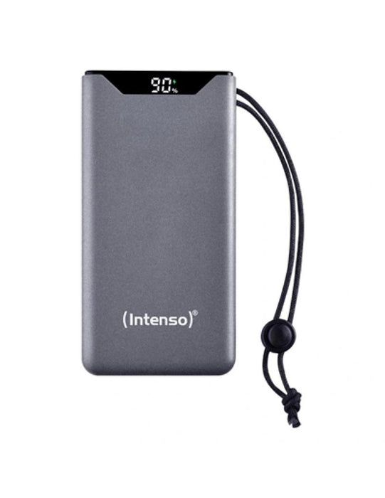 Intenso F10000 Power Bank 10000mAh 20W USB-C Power Delivery with Display - Grey | 7332034