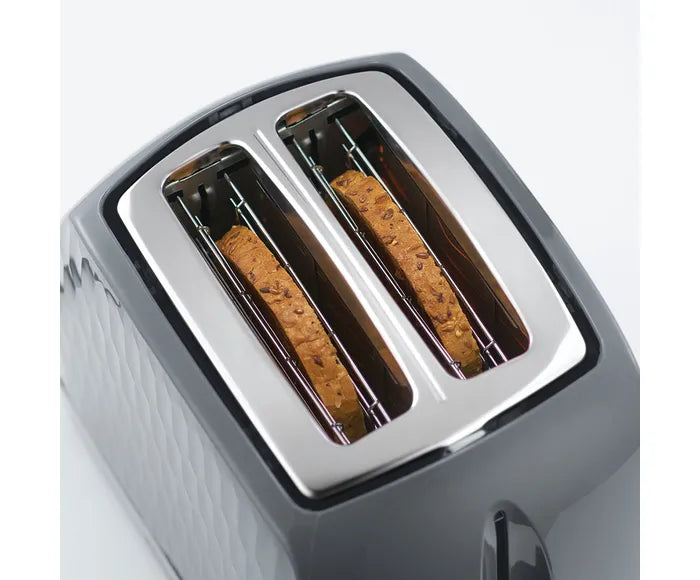 Russell Hobbs Honeycomb 2 Slice Toaster - Grey | 26063/RH