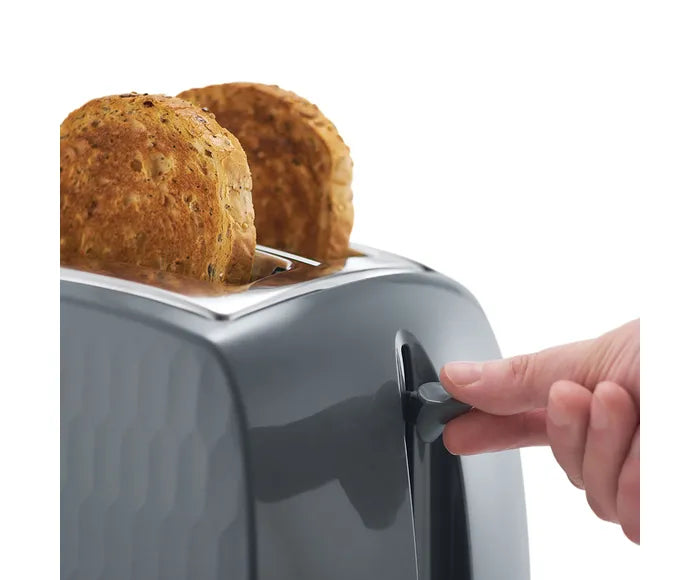 Russell Hobbs Honeycomb 2 Slice Toaster - Grey | 26063/RH