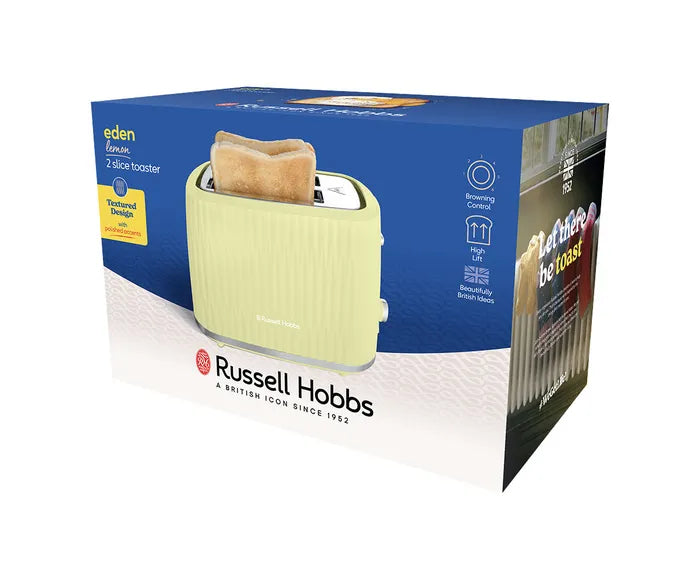 RUSSELL HOBBS Eden 2 Slice Toaster - Lemon | 27373