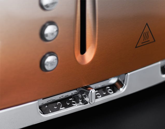 Russell Hobbs Eclipse Sunset 4 Slice Toaster - Copper | 25143