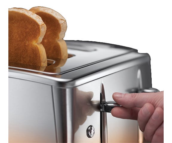 Russell Hobbs Eclipse Sunset 4 Slice Toaster - Copper | 25143