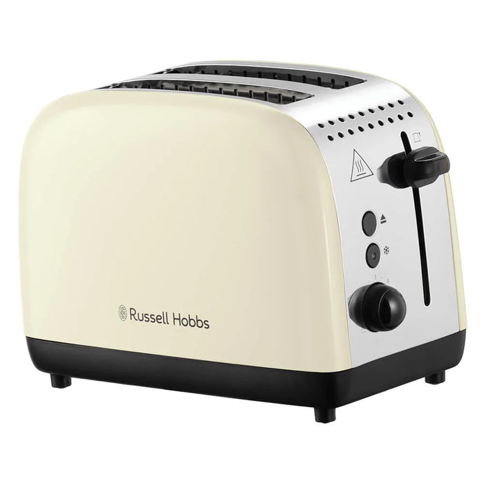 Russel Hobbs 2 Slice Toaster - Cream / Stainless Steel | 26551