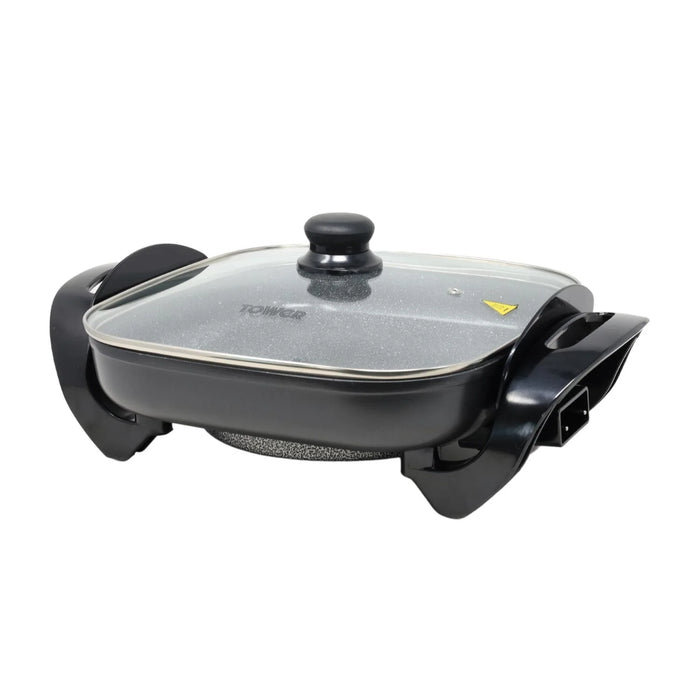 Tower 1500W Ceramic Electric Non-Stick Fry Pan - Grey | T14036GRY