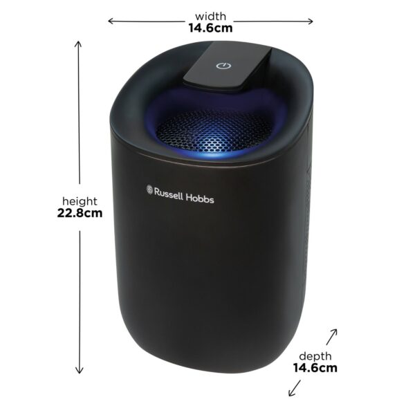 Russell Hobbs Fresh Air Mini Dehumidifier -  Black | RHDH1061B