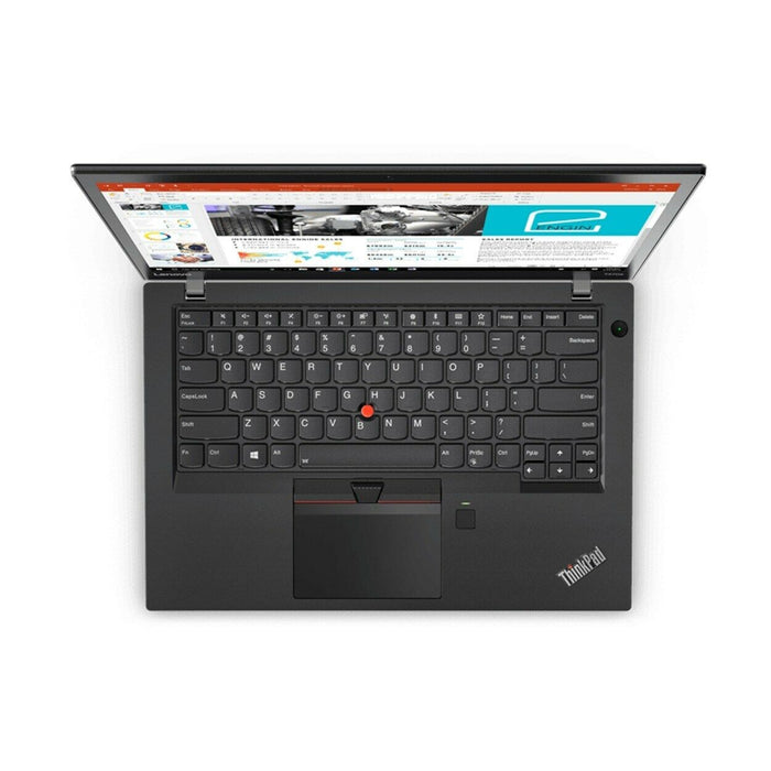 Lenovo Refurbished ThinkPad T470s 14" HD Laptop Core i5 2.5GHz 12GB RAM 512GB SSD Win 10 Pro - Black | L-T470S-UK-T004