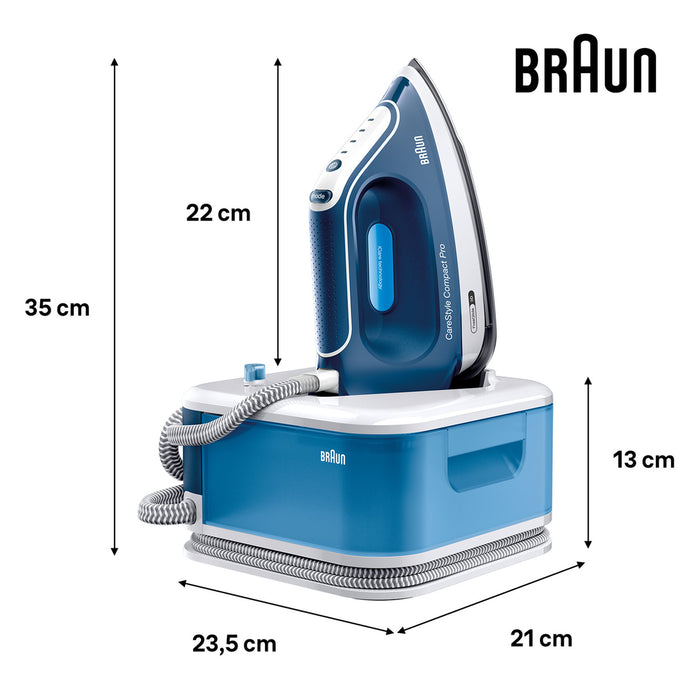 Braun CareStyle Compact Pro Steam Generator Iron - Blue || IS2565BL