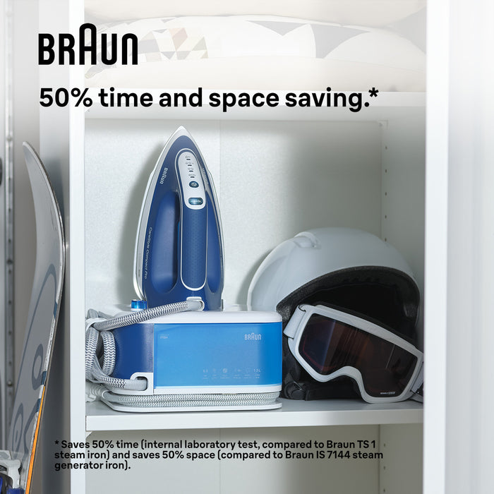 Braun CareStyle Compact Pro Steam Generator Iron - Blue || IS2565BL