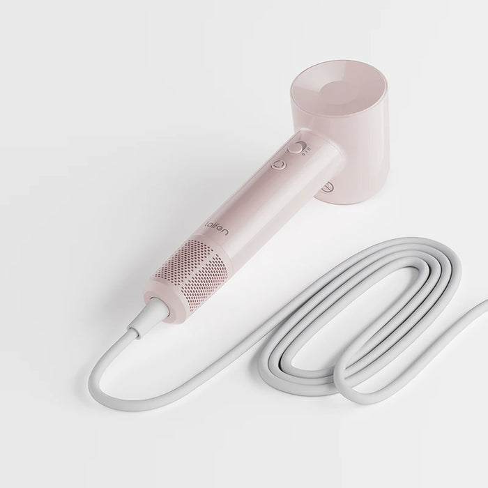 Laifen SE Lite High-Speed Hair Dryer, 100,000 RPM, 1400W with 2 Speeds and 3 Heat Settings - Pink | SE-LITE PINK