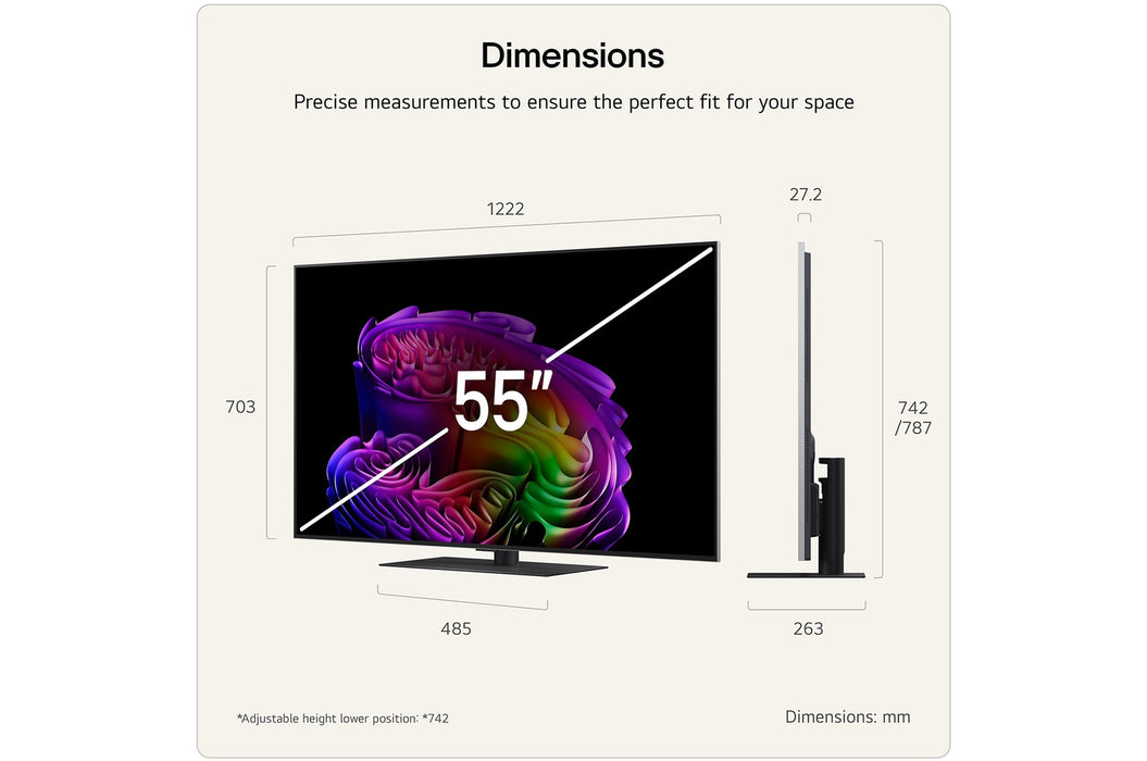 LG 55" OLED evo AI G6 4K Smart TV (2026) | OLED55G66LS.AEI