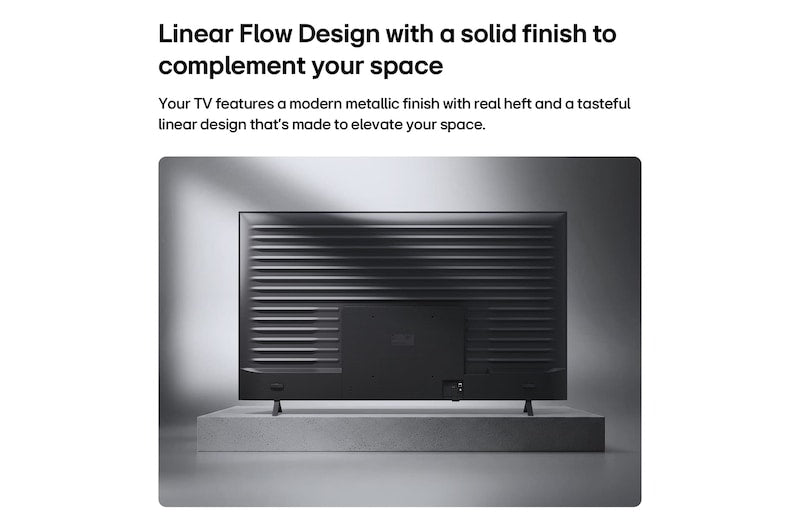 LG 43" NANO 4K UHD AI NU85 Smart TV (2026) | 43NU850B6LA.AEI