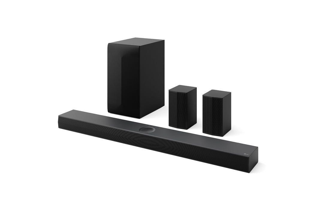LG US70TR 5.1.1ch 500W Dolby Atmos Soundbar with Wireless Subwoofer and Rear Speakers - Black | US70TR.AGBRLLD