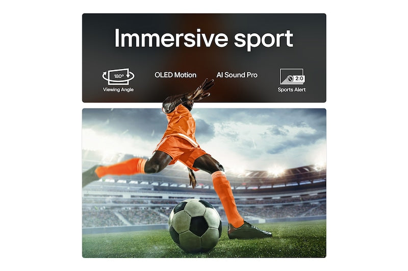 LG 65" OLED Evo AI C5 4K Smart TV | OLED65C54LA.AEK