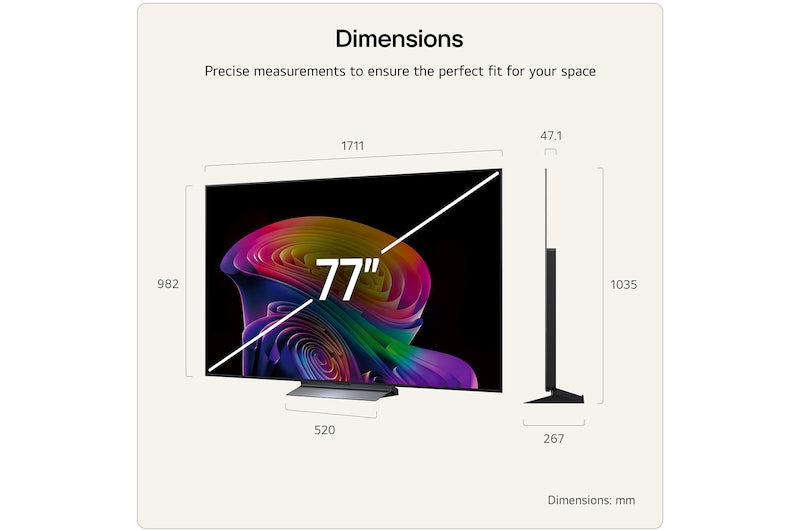 LG 65" OLED evo AI C6 4K Smart TV 2026 | OLED65C64LA.AEI