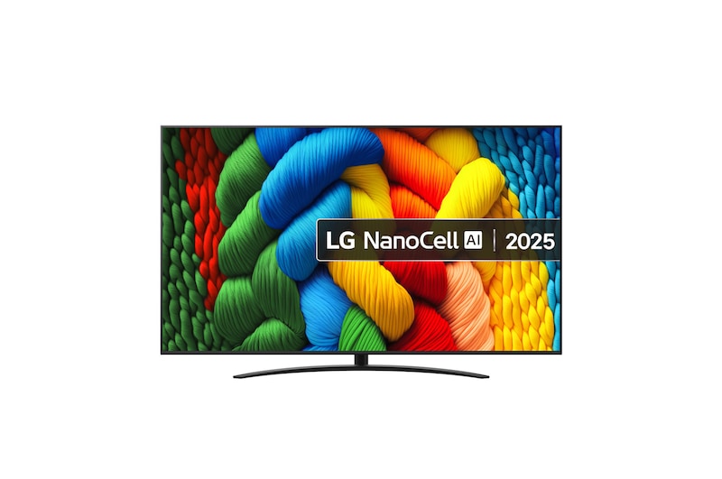 LG 86 Inch NanoCell AI NANO81 4K Smart TV 2025 | 86NANO81A6A.AEK
